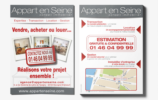 flyers agence immobiliere
